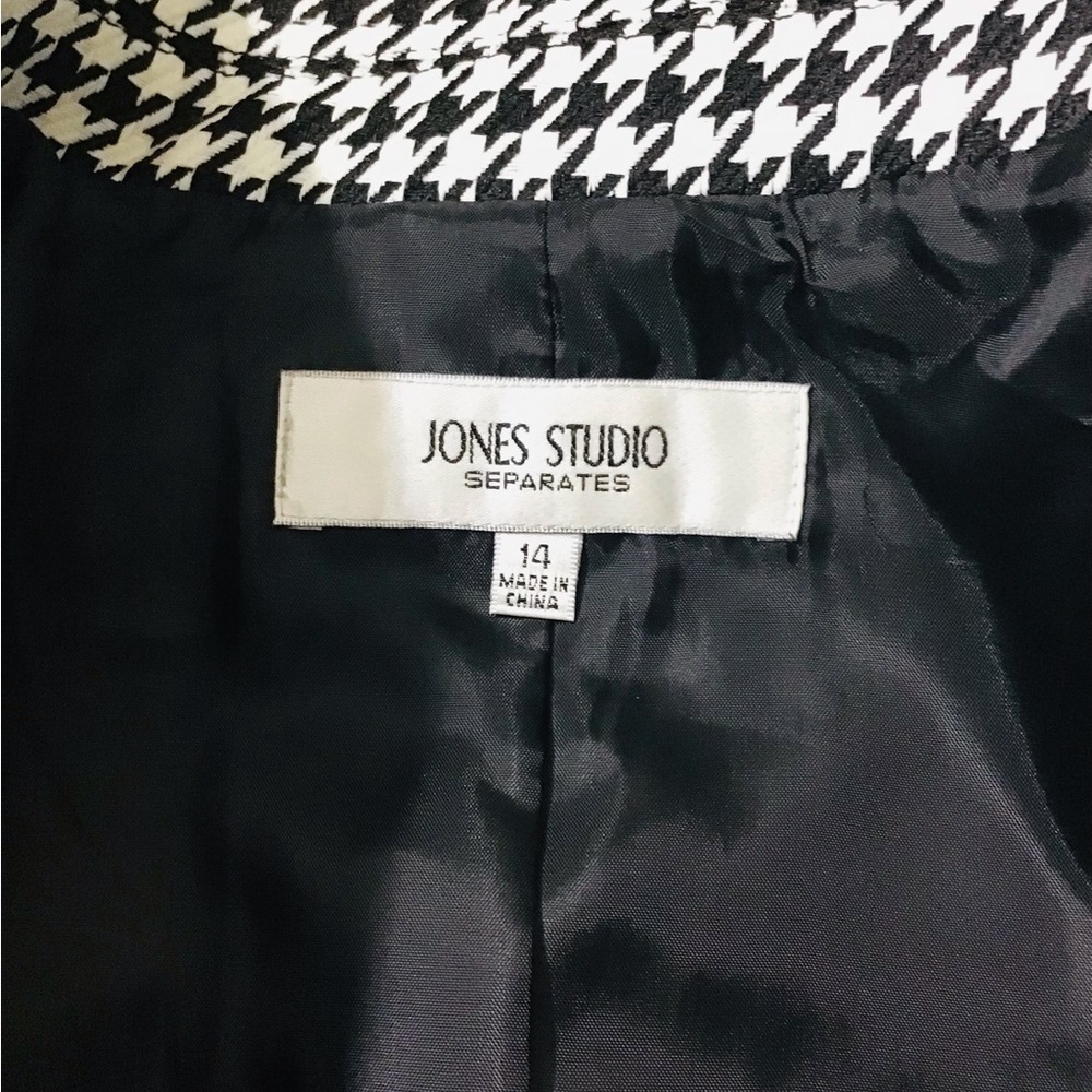 Jones Separates Houndstooth Jacket Blazer - image 7